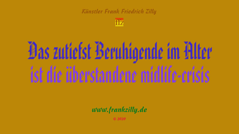 Texttafel  "Übung macht den Meister"  vom gesellschaftskritischen Künstler Frank Friedrich Zilly, born in 1959